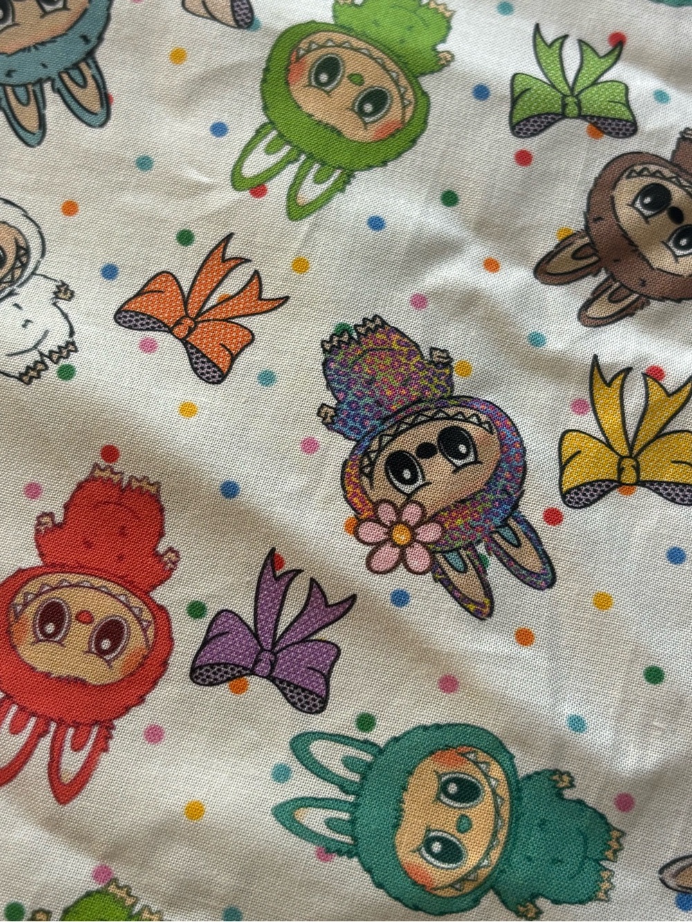 Labubu fabric for DIY crafts